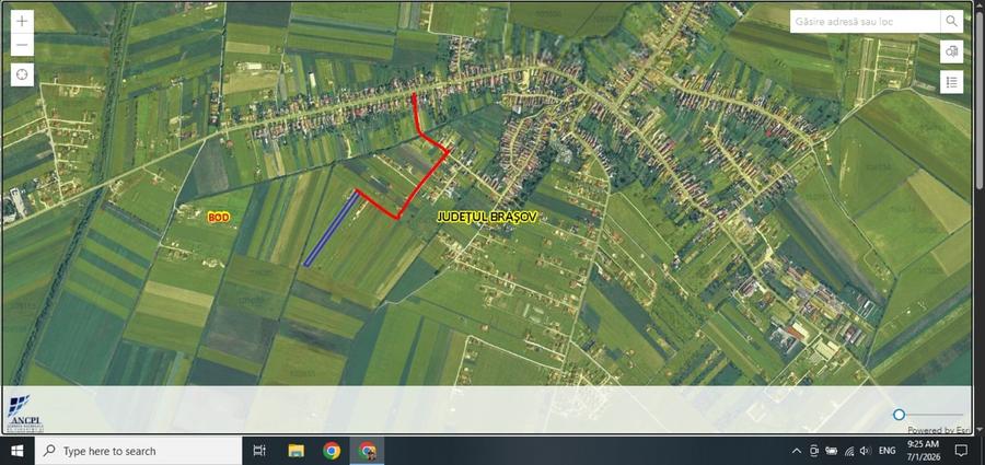 Teren agricol extravilan de 5000 mp, în Bod