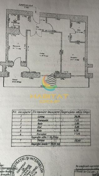Apartament cu 2 camere decomandat, mobilat în Văcăresti