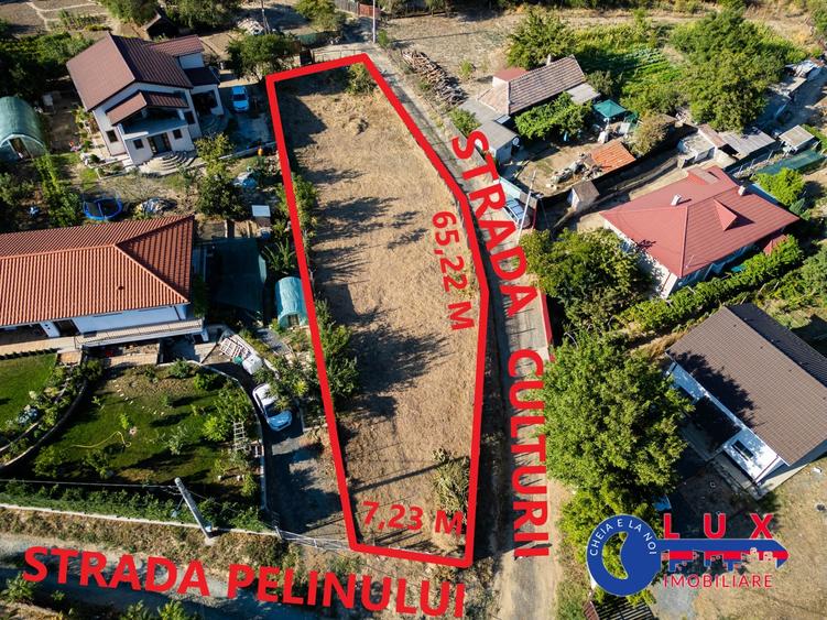 Teren Construcții intravilan de 811 mp, în Mineri