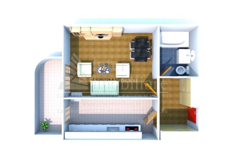 Apartament 1 camera Galata , 44 metri, etaj 2 Cod:157966
