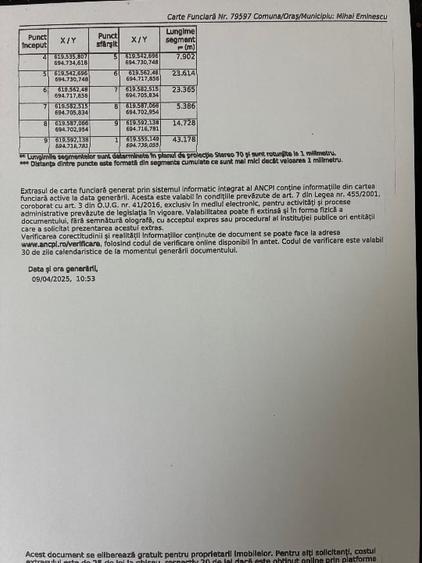 Teren Construcții intravilan de 904 mp, în Stâncești