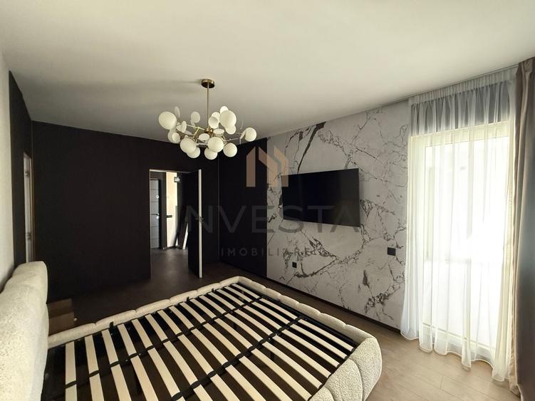 Apartament cu 2 camere semidecomandat, mobilat în Florești