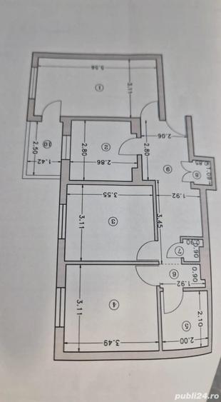Apartament cu 3 camere decomandat în Mihai Bravu