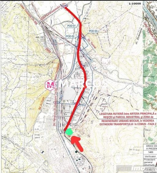 Teren de 1900 mp, în Mociur