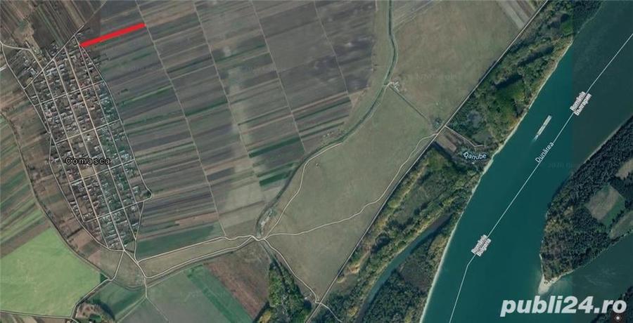 Teren de 7000 mp, în Braniștea