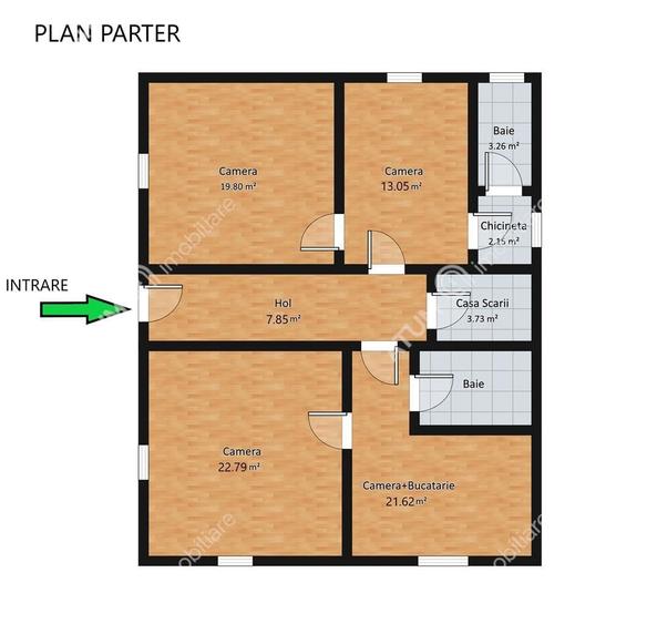 Casă cu 6 camere cu Teren 1260 Mp în Turnișor