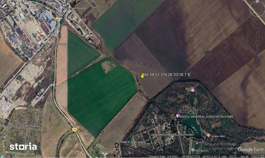 Teren de 7900 mp, în Bucov