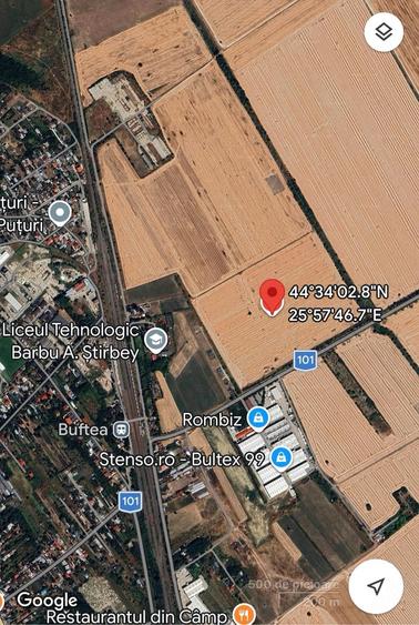 Teren Buftea,?oseaua Tamasi,langa Gara Buftea. - 1