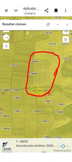 Teren de 1000 mp, în 23 August