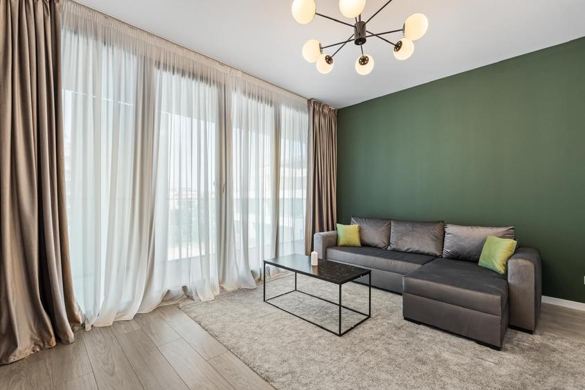 Apartament cu 2 camere, mobilat în Nordului