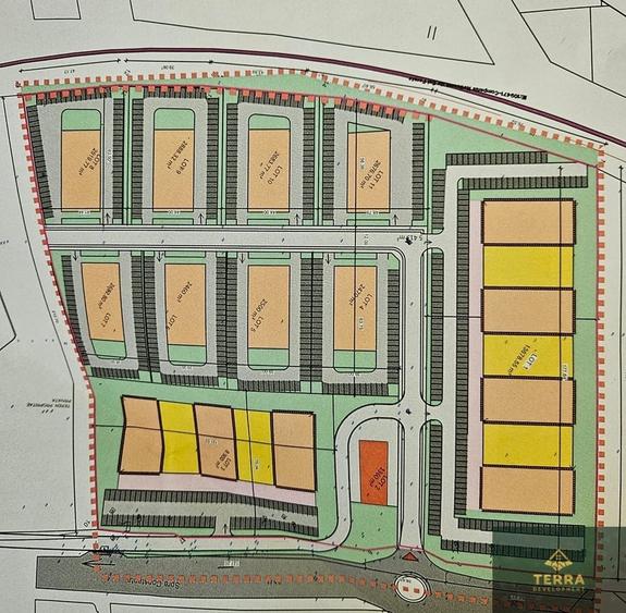 Teren Construcții intravilan de 2900 mp, în Nord