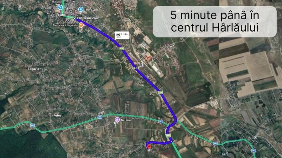 Teren de 1800 mp, în Scobinți