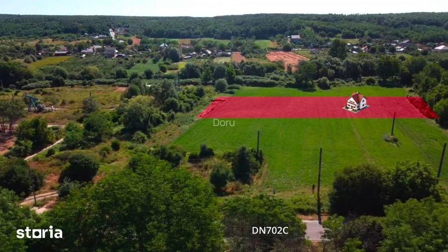 Teren intravilan de 750mp, acces asfaltat ?i facilita?i