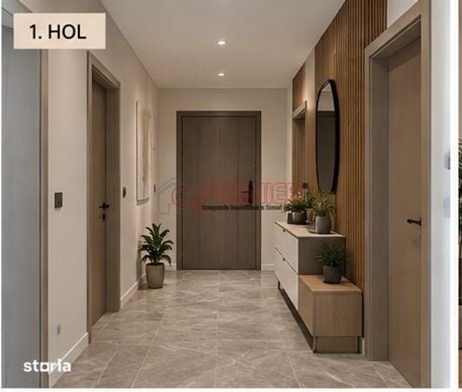 Apartament cu 3 camere decomandat în Central