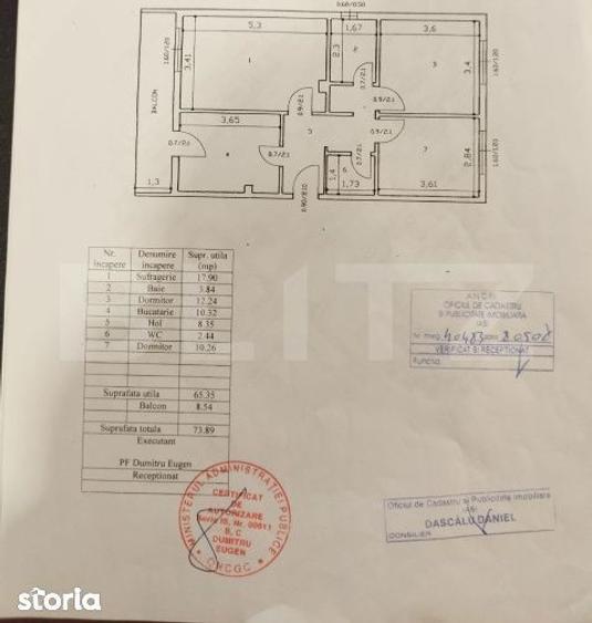 Apartament cu 3 camere decomandat în Nicolina