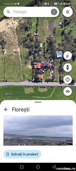 Teren de 3600 mp, în Florești