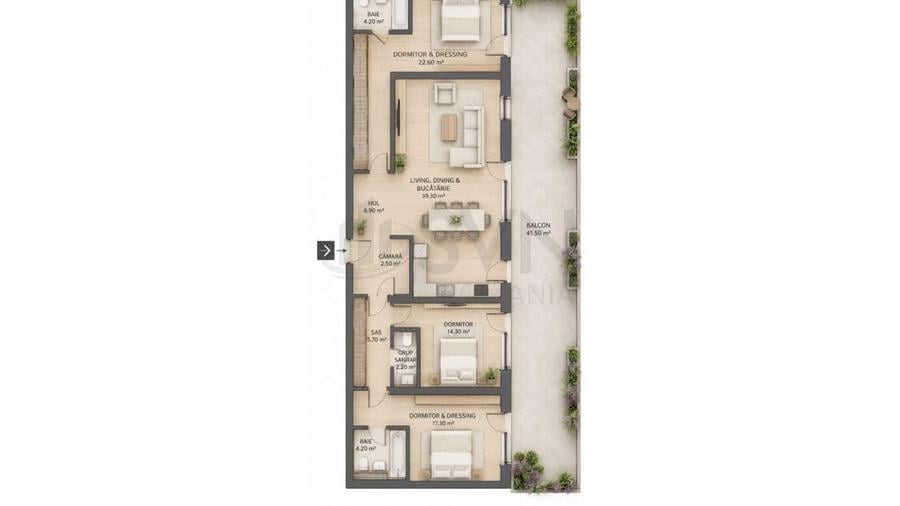 REA1029598 Apartament 4 camere Erou Iancu Nicolae I 2 locuri de parcare I Terasa - 12