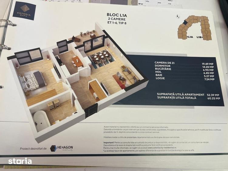 Apartament 2 camere 60 mp | 5 min Metrou Nicolae Teclu - 1