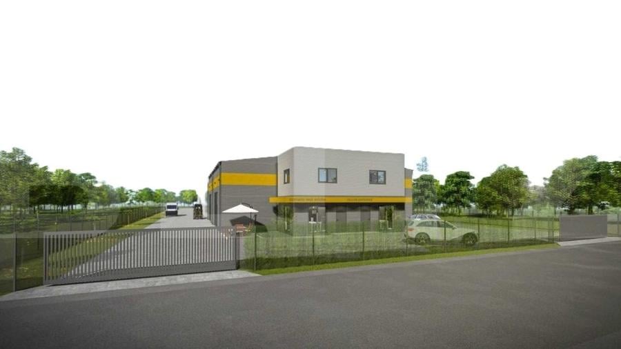 Spațiu industrial, de 522 mp, în Ozun