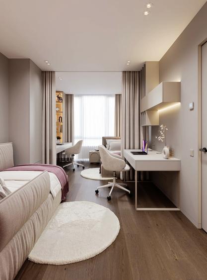 Apartament cu 4 camere semidecomandat în Eroii Revoluției