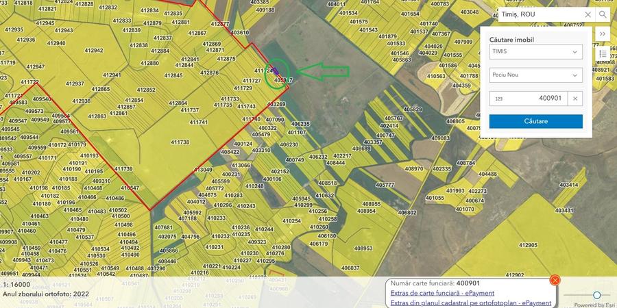 Teren agricol extravilan de 18456 mp, în Peciu Nou