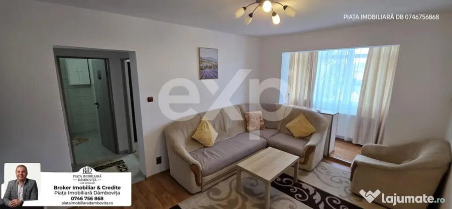 Apartament cu 3 camere semidecomandat în Micro 9