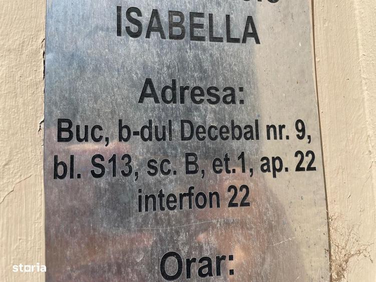 Apartament cu 3 camere decomandat în Decebal