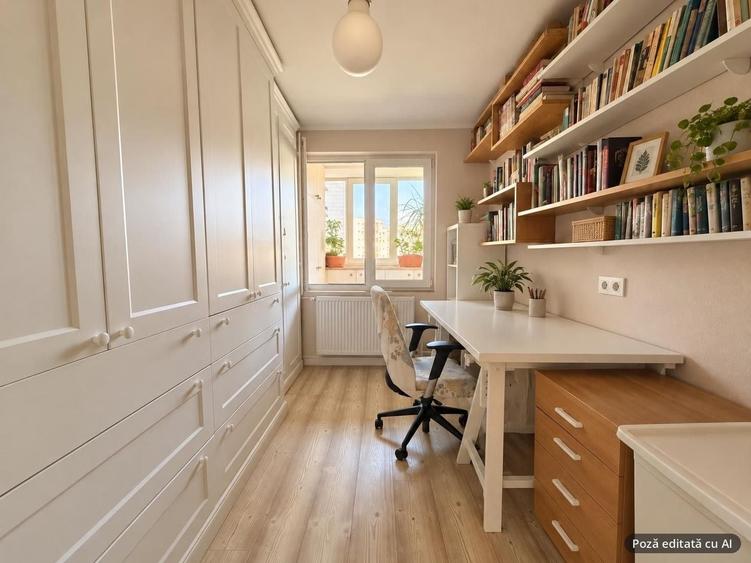 Apartament cu 4 camere semidecomandat, mobilat în Crângași