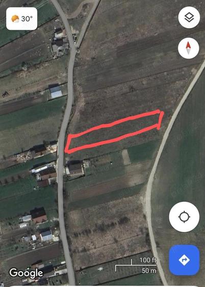 Teren de 2000 mp, în Gârcina