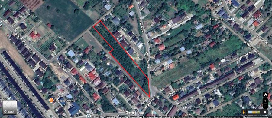 Teren Construcții intravilan de 6471 mp, în Valea Adâncă