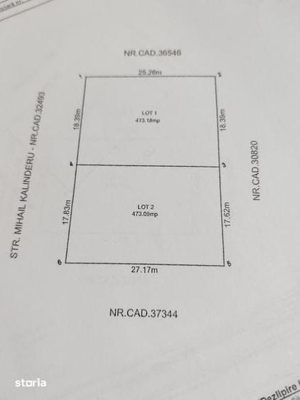 Teren de 3500 mp, în Pieptănari