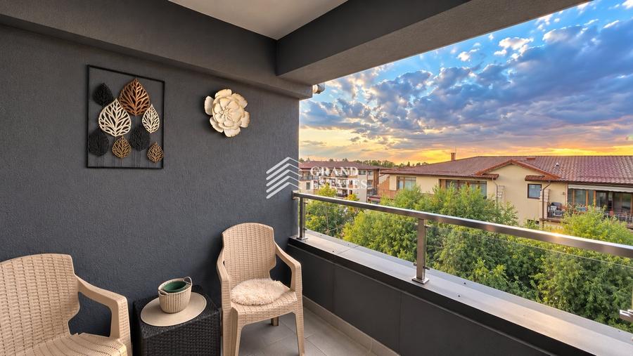Apartament cu 2 camere decomandat, mobilat în Otopeni
