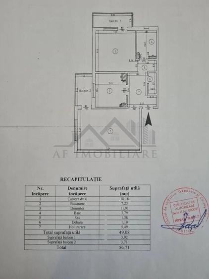 Apartament 2 camere decomandat, mobilat si utilat - CUG - 3