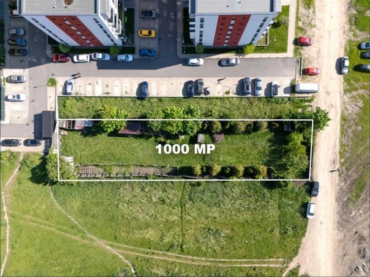 Teren Construcții intravilan de 1000 mp, în Avantgarden