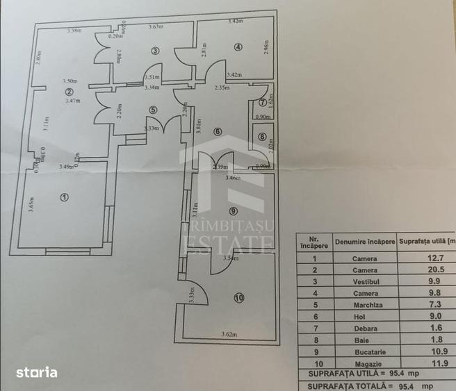 Casă cu 4 camere cu Teren 259 Mp în Chitila