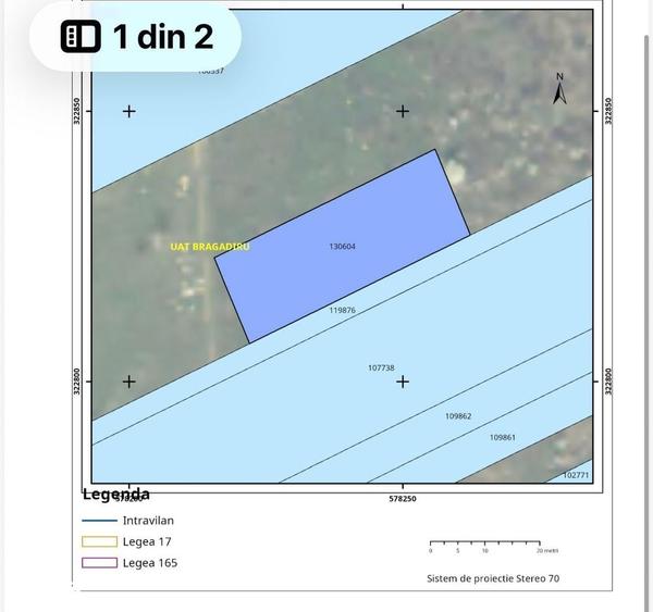 Teren intravilan de vanzare, 775 mp, acces usor din centura. - 1