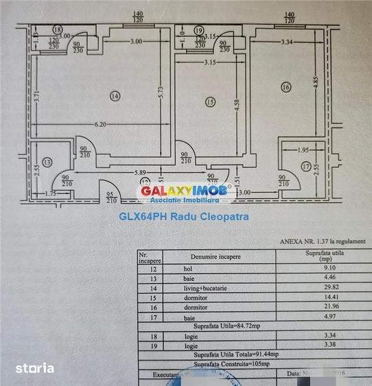 Apartament cu 3 camere, mobilat în 9 Mai