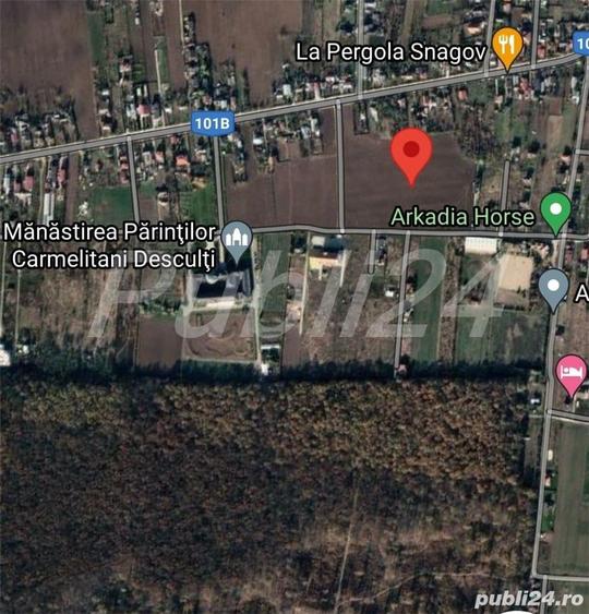Teren de 6600 mp, în Snagov