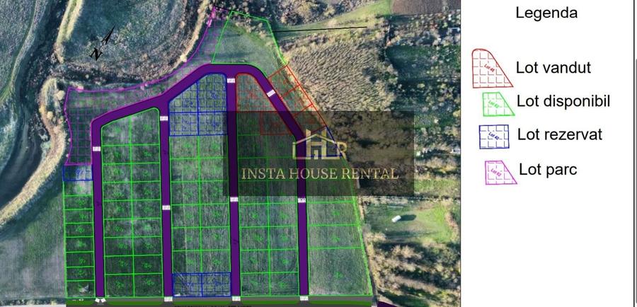Teren Construcții intravilan de 500 mp, în Vânătorii Mici