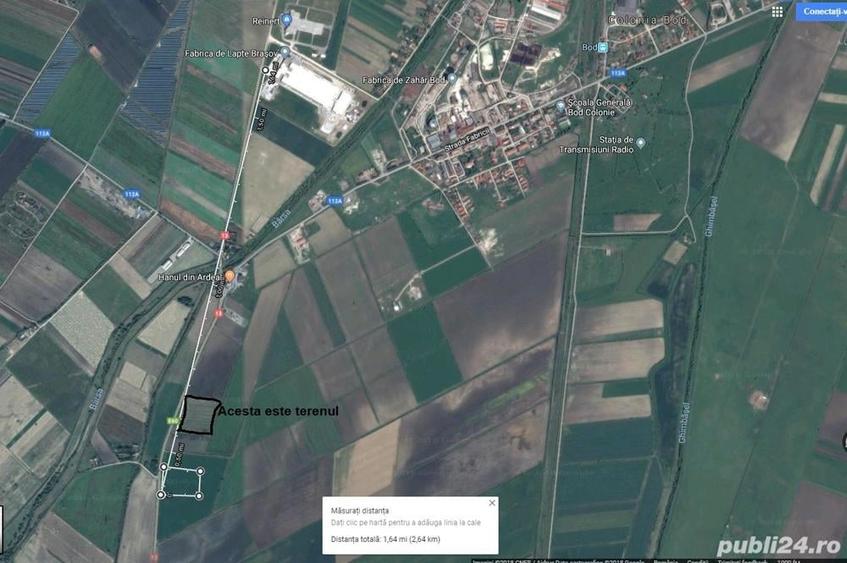 Teren de 21600 mp, în Stupini