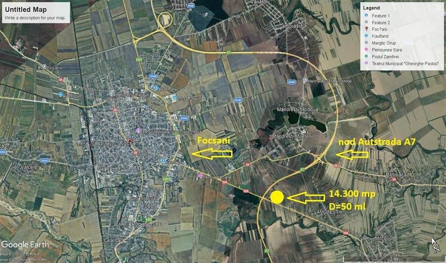 Teren Construcții intravilan de 14300 mp, în Exterior Est