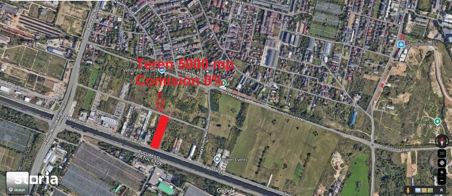 Teren de 5000 mp, în Văcăresti