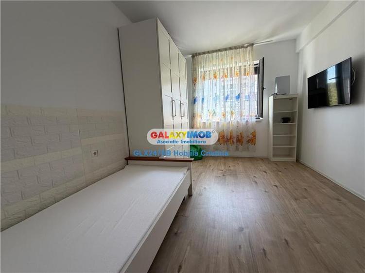 Apartament cu 3 camere semidecomandat, mobilat în Băneasa