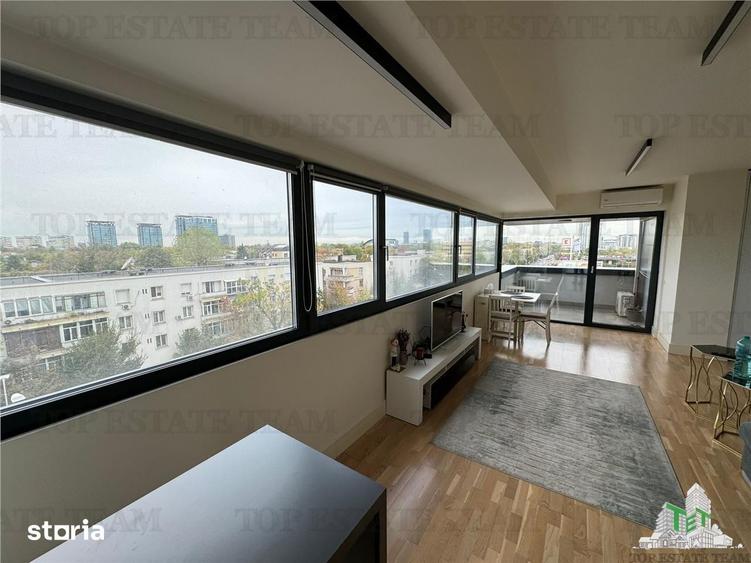 Apartament cu 2 camere semidecomandat, mobilat în Tei