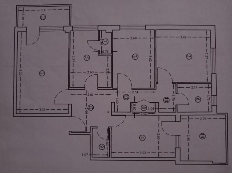 Apartament 4 camere-de vanzare-decomandat-zona Lujerului - 4