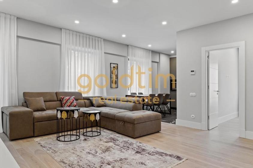 Apartament cu 2 camere semidecomandat, mobilat în Pipera — fotografia 3