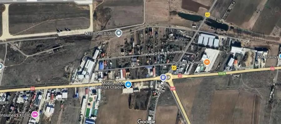Teren de 954 mp, în Aeroport