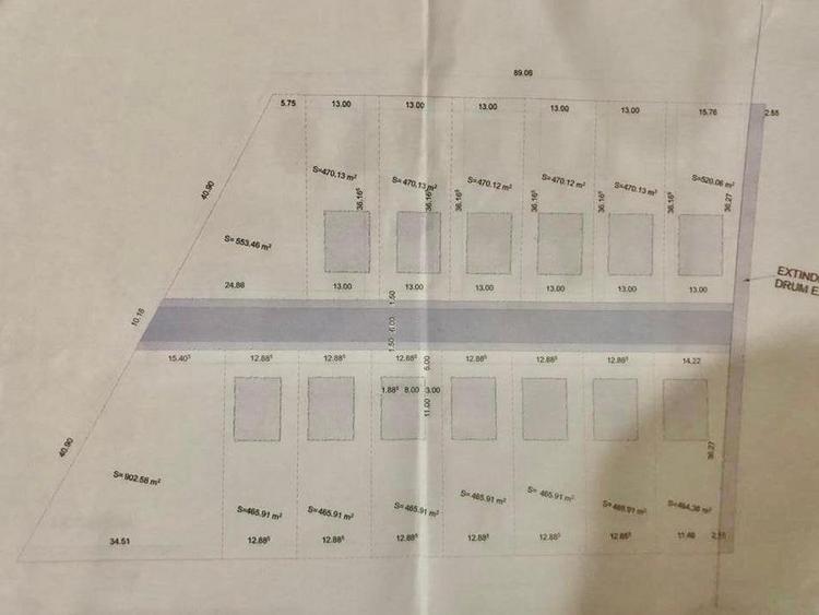 Teren Construcții intravilan de 470 mp, în Brănești