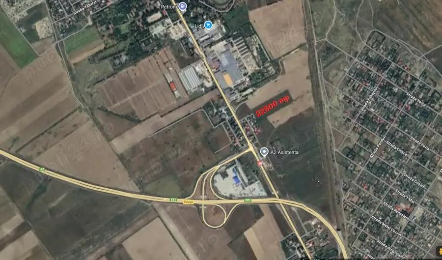 Teren de 22500 mp, în Fetești-Gară