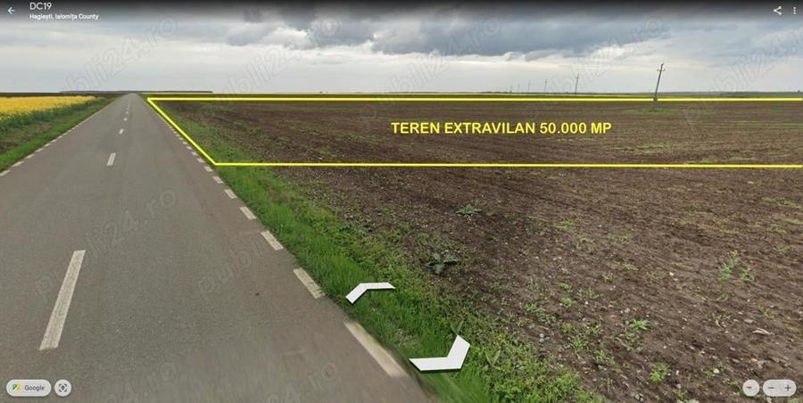 Teren de 50000 mp, în Hagiești